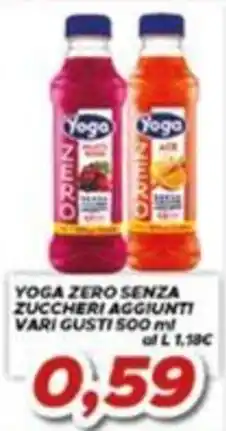 MA Supermercati Yoga Zero senza zuccheri aggiunti offerta