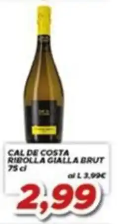 MA Supermercati Cal de Costa Ribolla Gialla Brut offerta