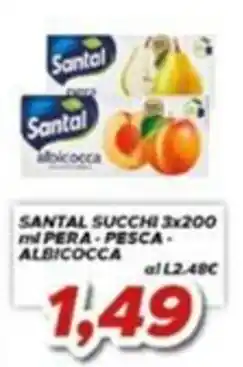 MA Supermercati Santal succhi offerta