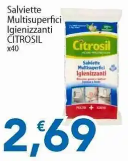 Sidis Salviette Multisuperfici Igienizzanti Citrosil offerta