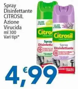 Sidis Spray Disinfettante Citrosil offerta