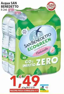 Sidis Acqua SAN BENEDETTO ECOGREEN offerta