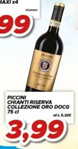 MA Supermercati Piccini Chianti Riserva Collezione Oro DOCG offerta