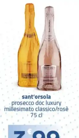 Bravo Casa sant'orsola prosecco doc luxury millesimato classico/rosè offerta