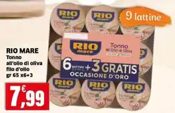 Mercati Alimentari Tonno all'olio di oliva filo d'olio RIO mare offerta