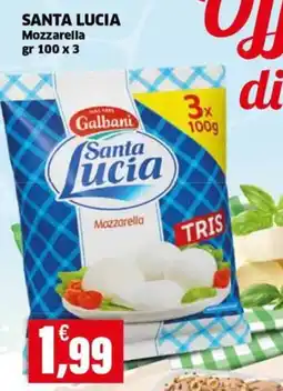 Mercati Alimentari Santa Lucia Mozzarella offerta