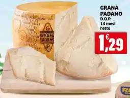 Mercati Alimentari Grana Padano D.O.P. offerta