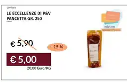 Prezzemolo e Vitale Pancetta Gr. 250 offerta