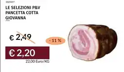 Prezzemolo e Vitale Pancetta cotta Giovanna offerta