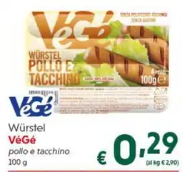 DiMeglio Würstel VéGé pollo e tacchino offerta