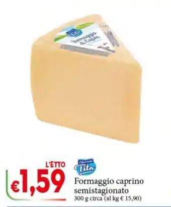 Formaggio caprino semistagionato