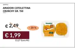 Prezzemolo e Vitale Amadori cotolettina crunchy offerta