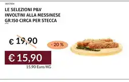Prezzemolo e Vitale Involtini alla messinese offerta