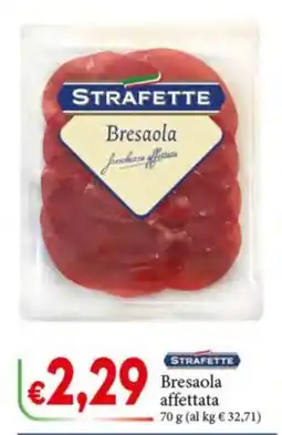 D'Italy Bresaola affettata Strafette offerta
