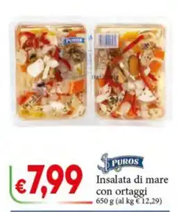 D'Italy Insalata di mare con ortaggi Puros offerta