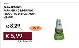 Prezzemolo e Vitale Parmareggio Parmigiano Reggiano prodotto di montagna offerta
