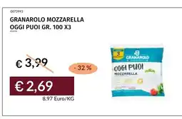 Prezzemolo e Vitale Granarolo mozzarella oggi puoi offerta