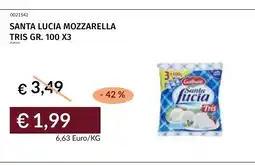 Prezzemolo e Vitale Santa lucia mozzarella tris offerta