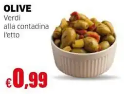 Mercati Alimentari Olive verdi alla contadina l'etto offerta