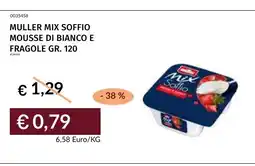 Prezzemolo e Vitale Muller Mix Soffio Mousse di bianco e fragole offerta