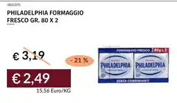 Prezzemolo e Vitale Philadelphia formaggio fresco offerta