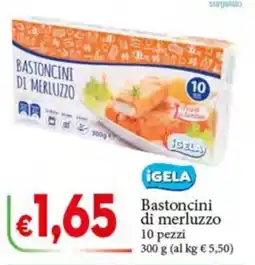D'Italy Bastoncini di merluzzo igela offerta