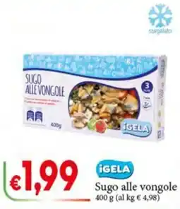 D'Italy Sugo alle vongole igela offerta