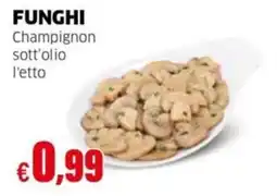 Mercati Alimentari Funghi Champignon sott'olio offerta