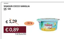 Prezzemolo e Vitale Sojasun cocco vaniglia offerta