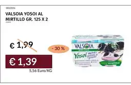 Prezzemolo e Vitale Valsòia Yosoi al mirtillo offerta