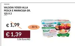Prezzemolo e Vitale Valsoia Yosoi alla pesca e maracuja offerta