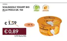 Prezzemolo e Vitale Scaldasole yogurt bio alla pesca offerta
