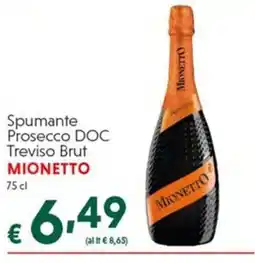 DiMeglio Spumante Prosecco DOC Treviso Brut Mionetto offerta