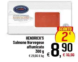 Famila Superstore Hendrick's Salmone Norvegese affumicato offerta