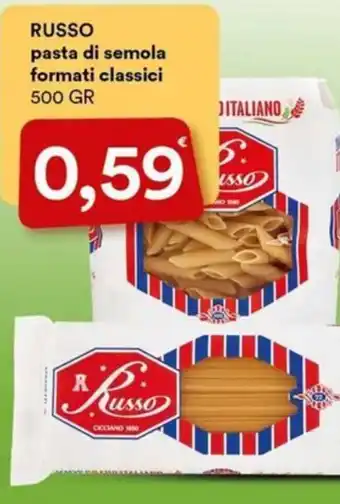 Russo pasta di semola formati classici