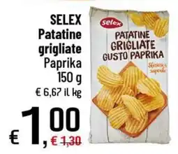 Famila Superstore Selex patatine grigliate paprika offerta