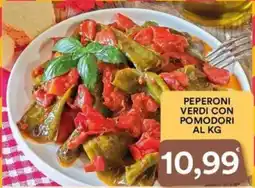 Supermercati Pasquale Prisco Peperoni verdi con pomodori offerta