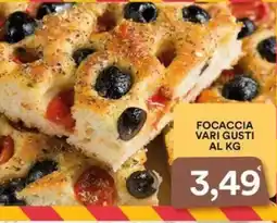 Supermercati Pasquale Prisco Focaccia vari gusti offerta