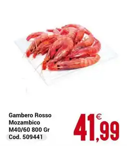 Centro Cash Gambero Rosso Mozambico offerta
