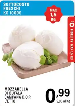 Gecop Mozzarella di bufala campana d.o.p. offerta