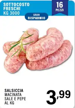Gecop Salsiccia macinata sale e pepe offerta