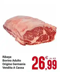 Centro Cash Ribeye Bovino Adulto offerta