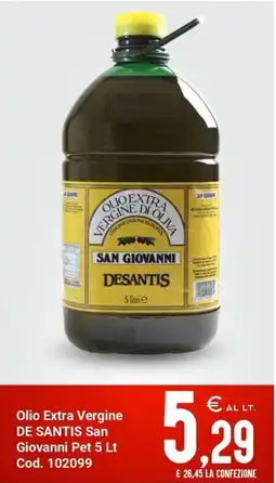 Centro Cash Olio Extra Vergine De Santis San Giovanni offerta