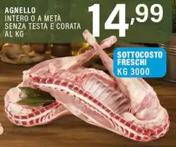 Gecop Agnello intero o a metà senza testa e corata offerta