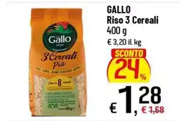 Famila Superstore Gallo Riso 3 Cereali offerta