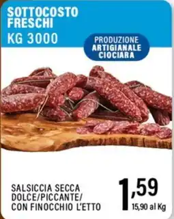 Gecop Salsiccia secca con finocchio offerta