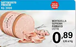 Gecop Mortadella Suprema Fiorucci offerta