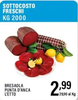 Gecop Bresaola punta d'anca l'etto offerta