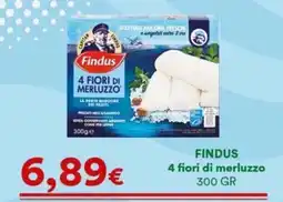Supermercati Pasquale Prisco Findus 4 fiori di merluzzo offerta