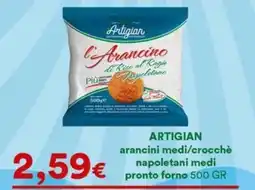 Supermercati Pasquale Prisco Artigian arancini medi/crocchè napoletani medi offerta